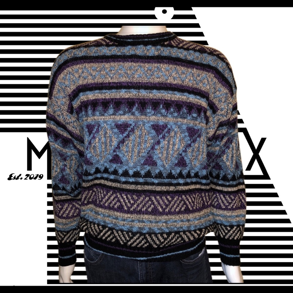 Vintage ugly patterned sweater